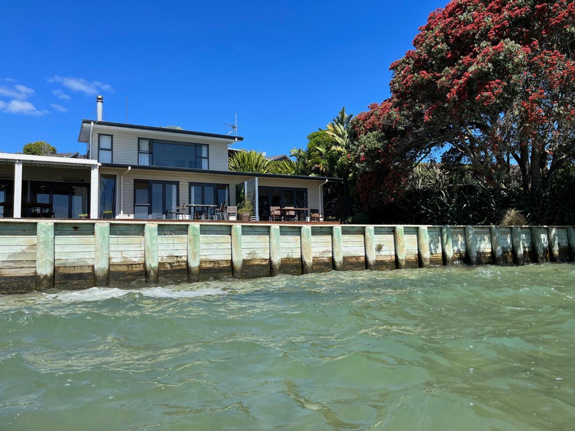 Absolute Waterfront Serenity Near Auckland Clarks Beach Buitenkant foto